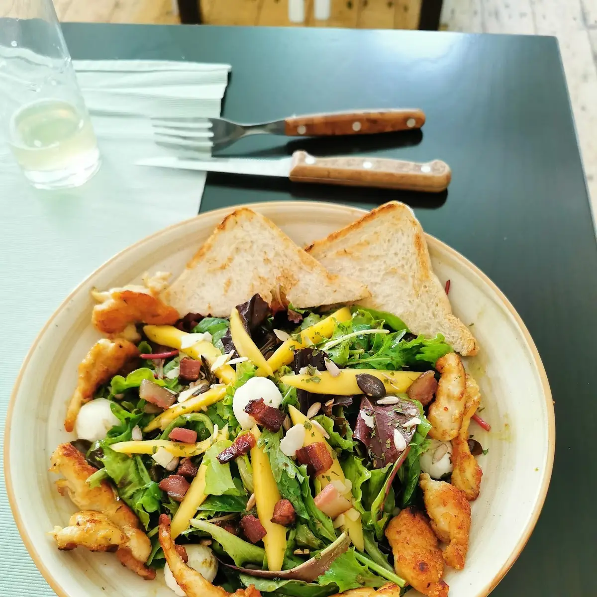 Hühnerstreifensalat