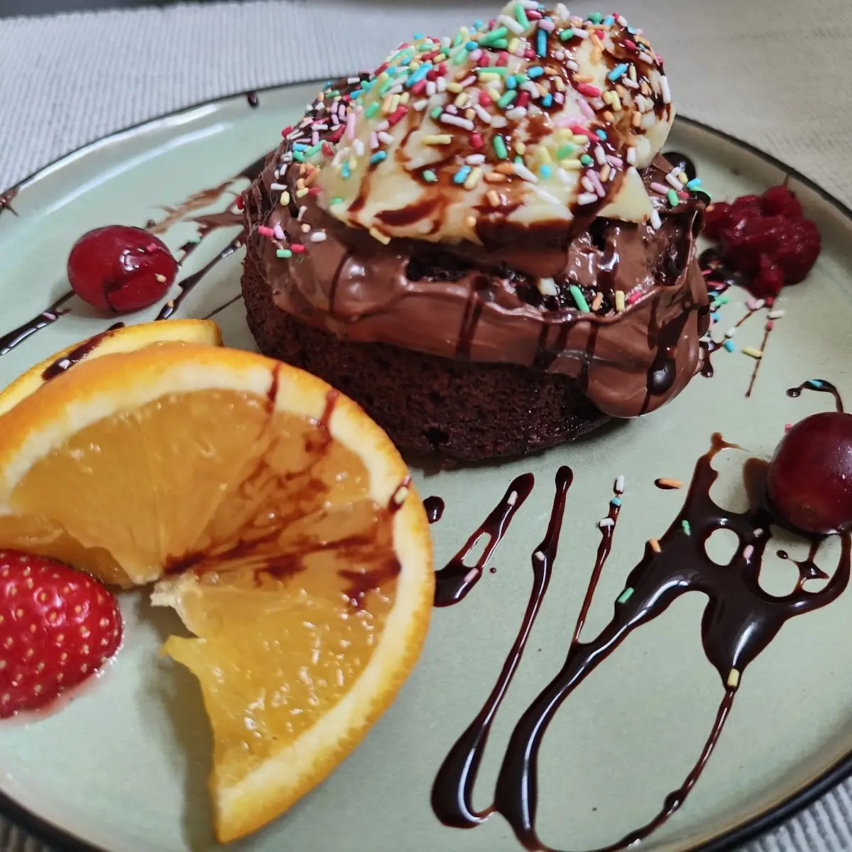 Schokokuchen Mit Eis