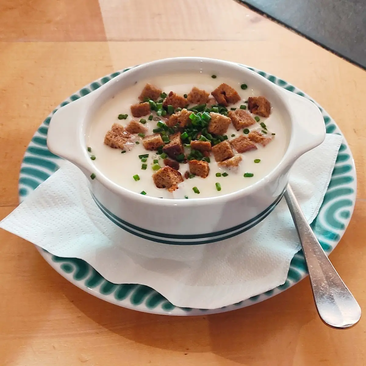 Knoblauchcremesuppe