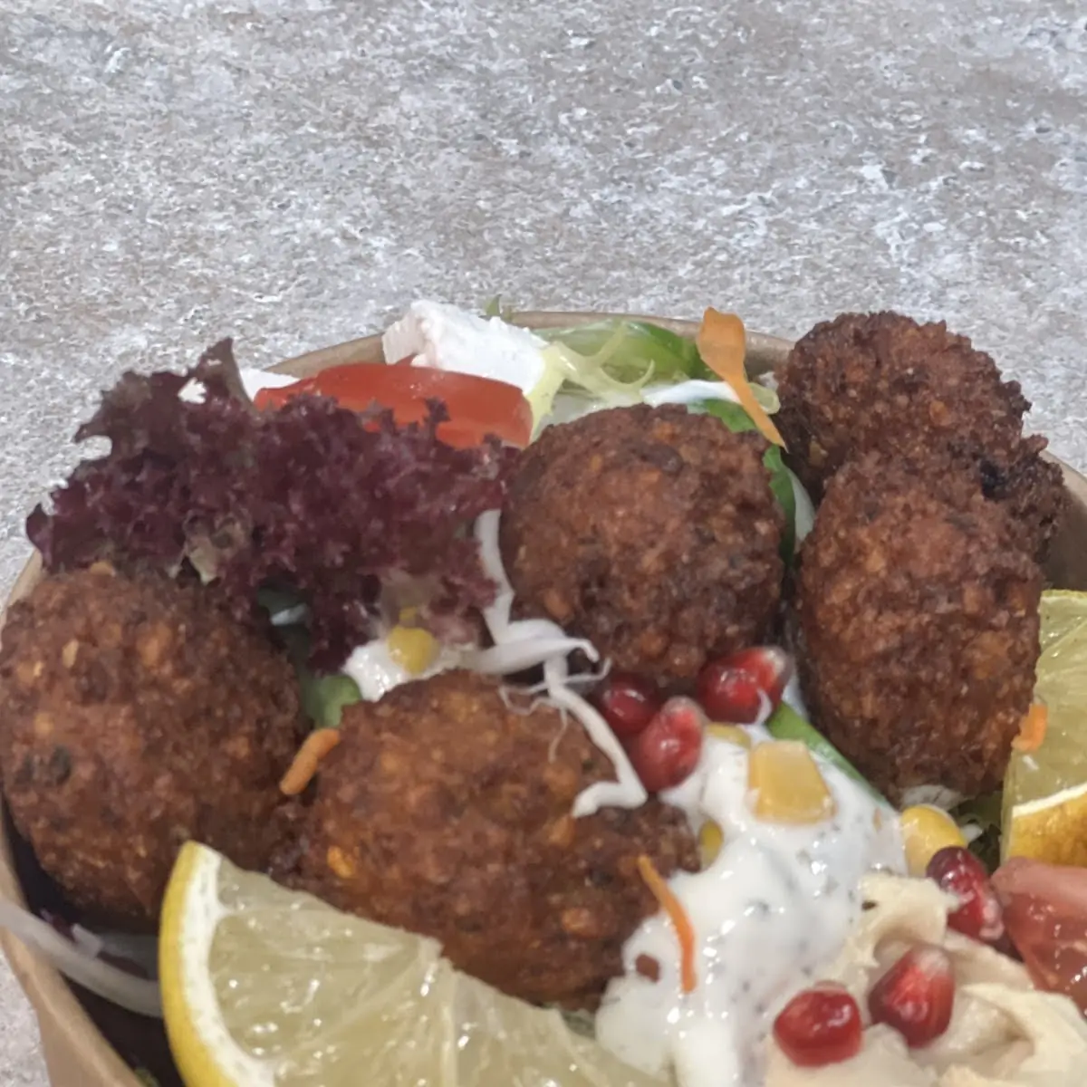 Falafel-box-menü