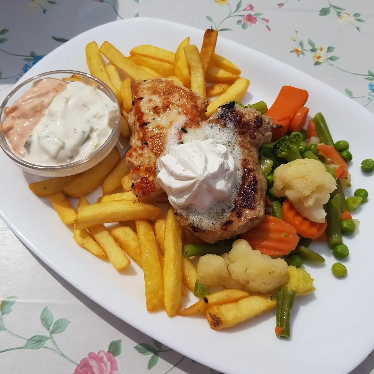 Kleiner Grillteller
