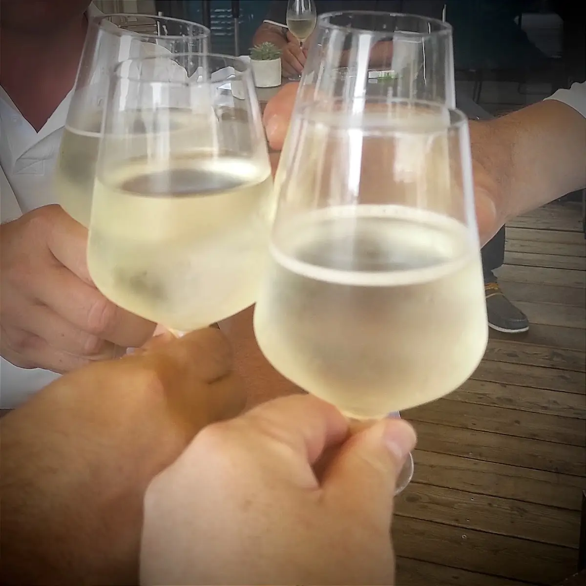 Weißer Spritzer