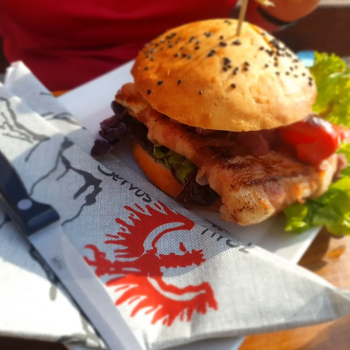 Ziegenkäseburger