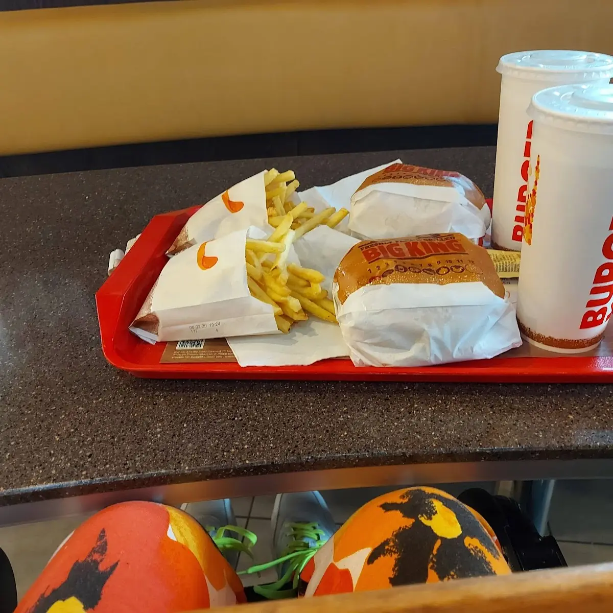 Big King XXL Und Pommes Frites