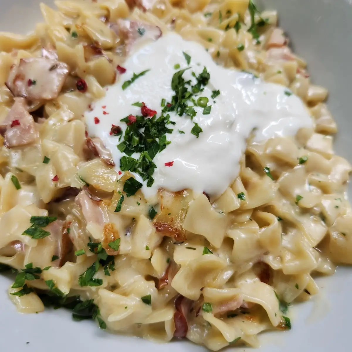 Schinkenfleckerl