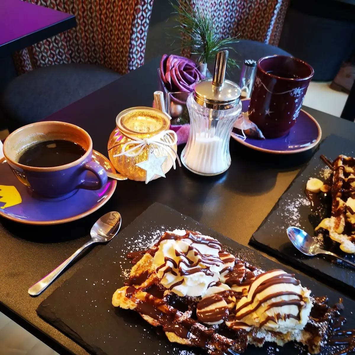 Waffeln Mit Eis