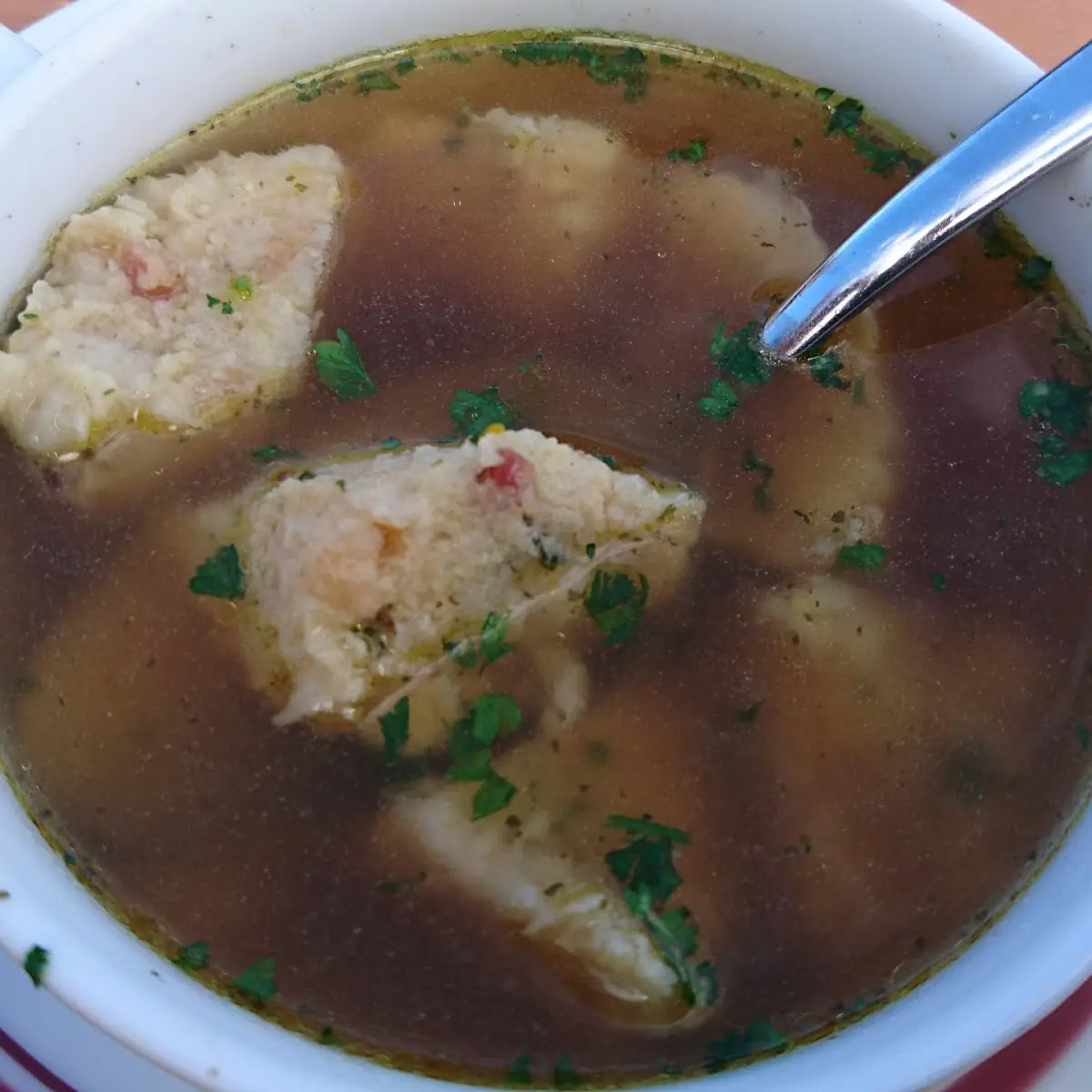 Speckknödelsuppe