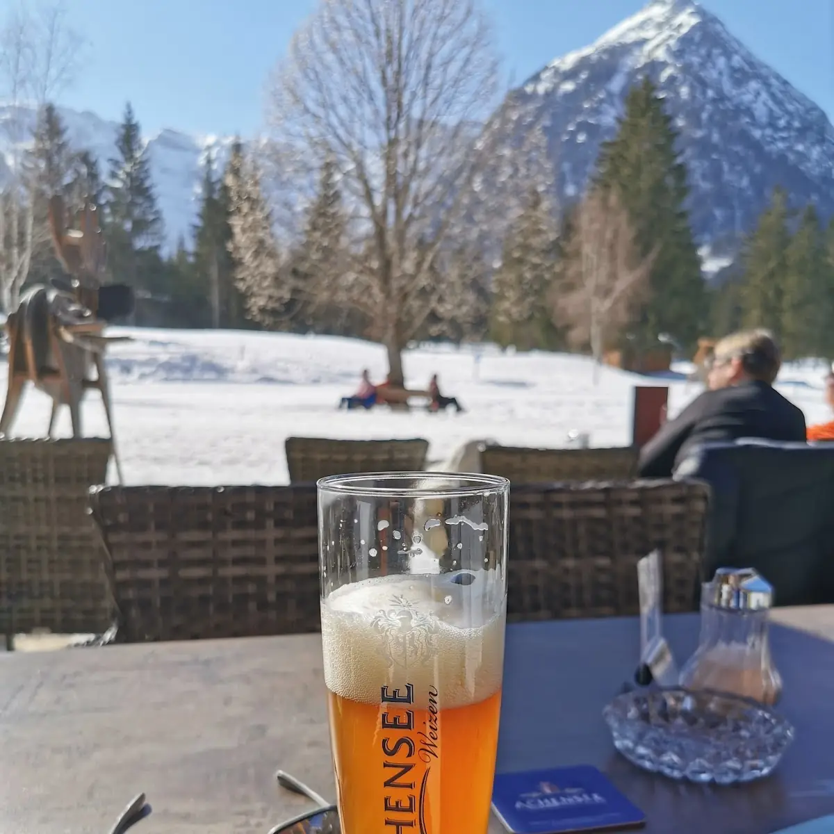 Selbstgebrautes Achensee Bier