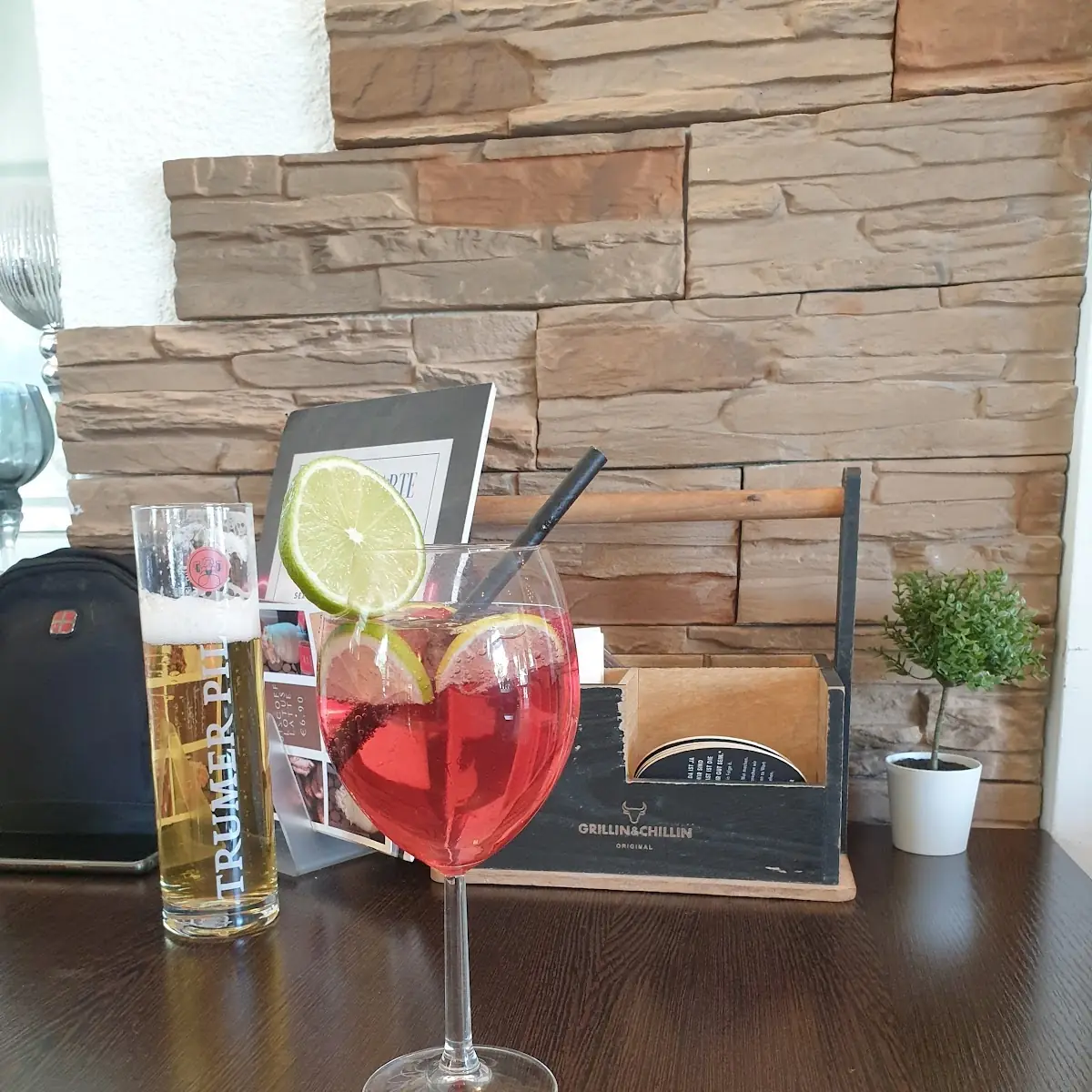 Himbeerholla Mit Spritz
