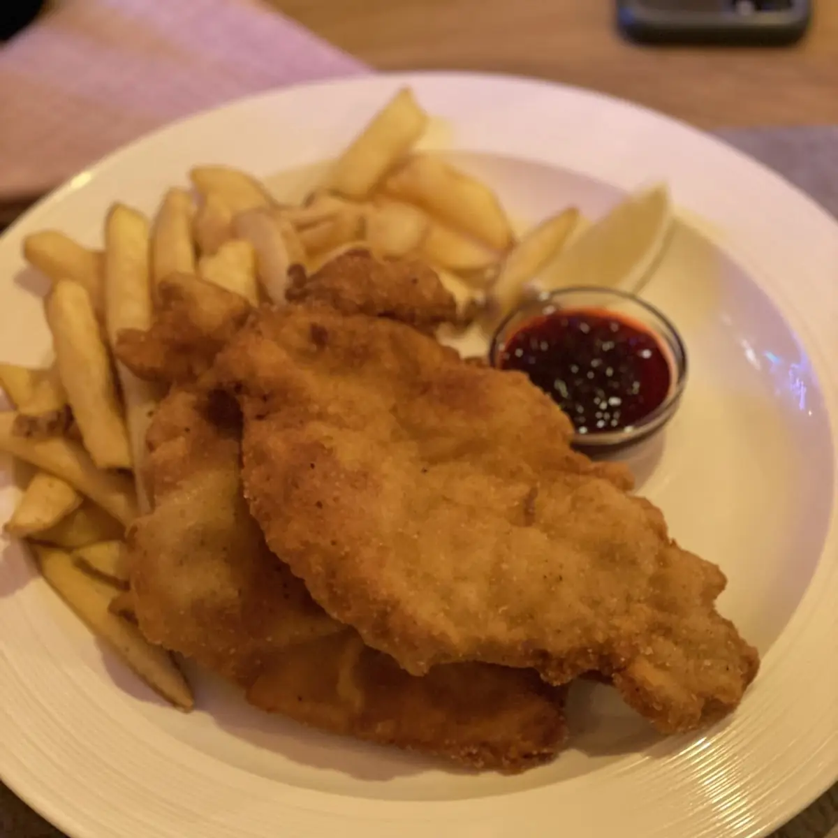 Schnitzel Mit Pommes Frites