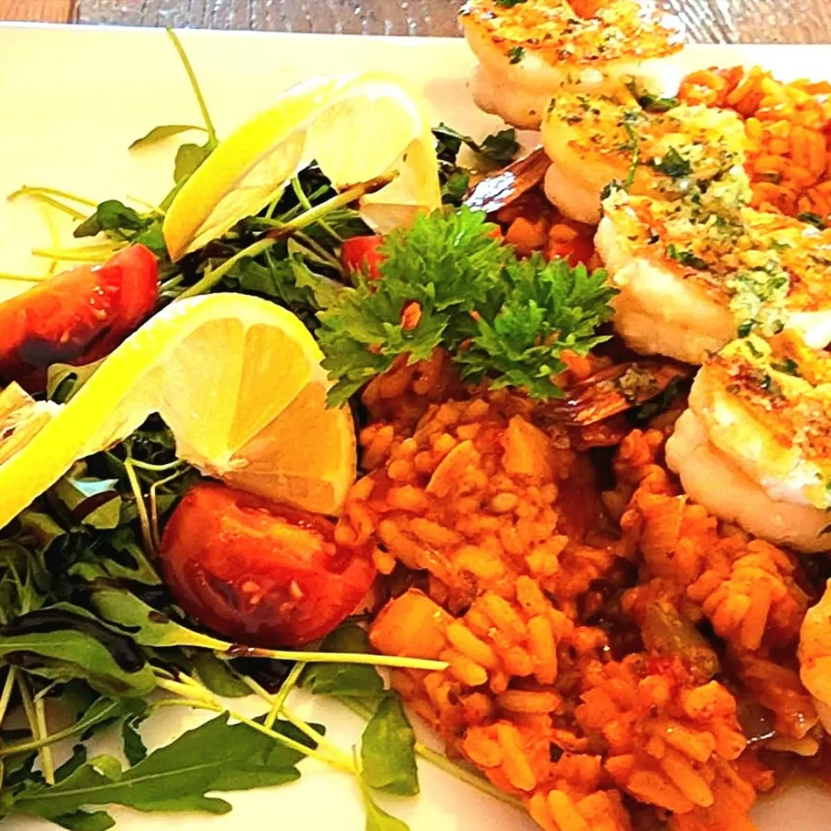 Garnelen-spieß Auf Djuvecreis