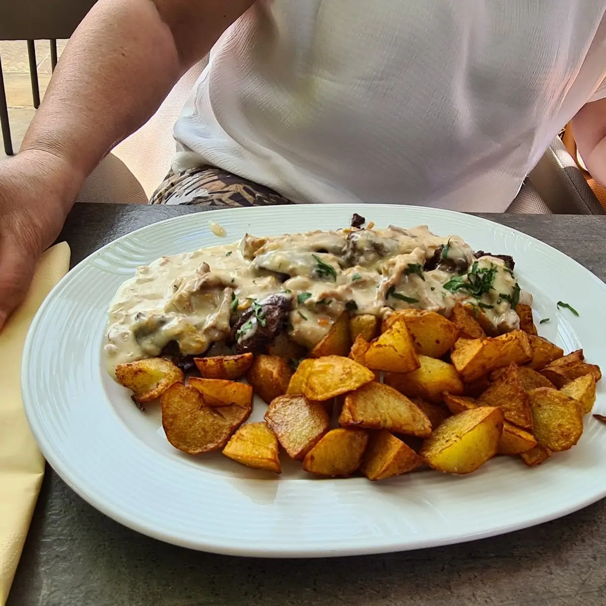 Hühnerleber Mit Eierschwamnerln