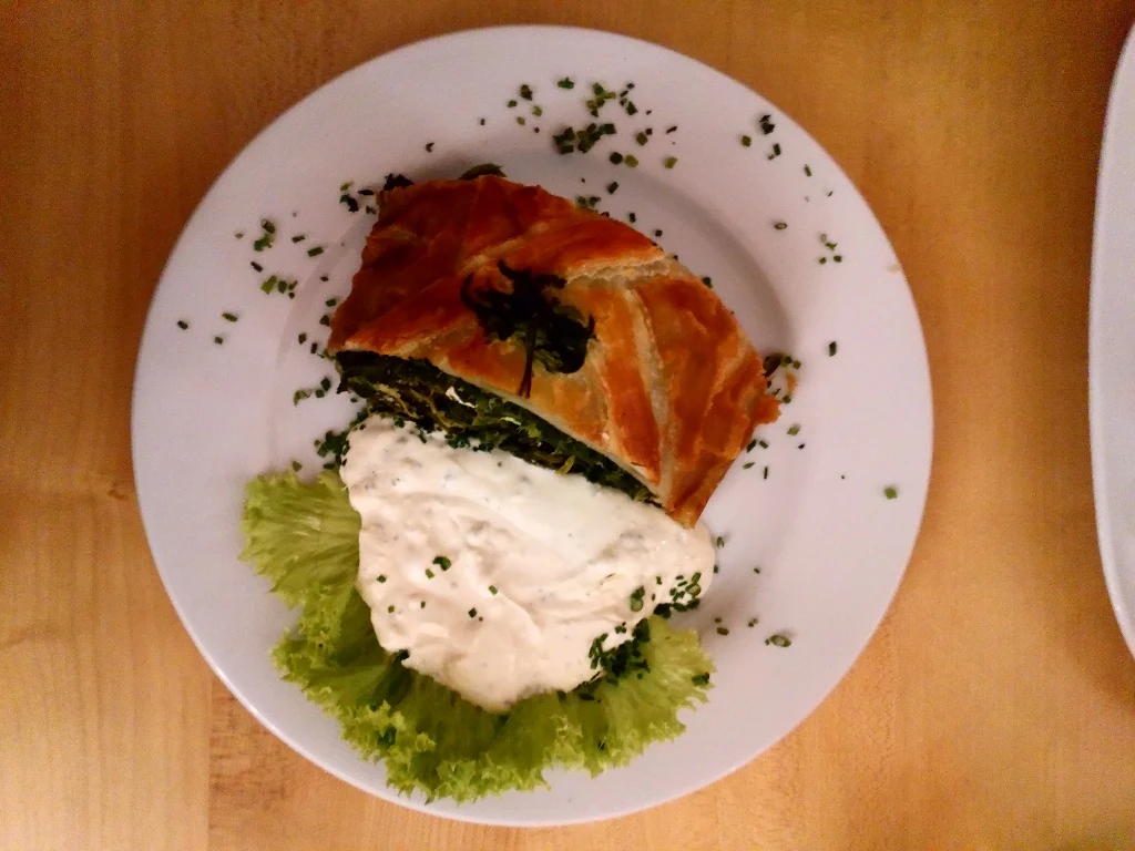 Spinatstrudel