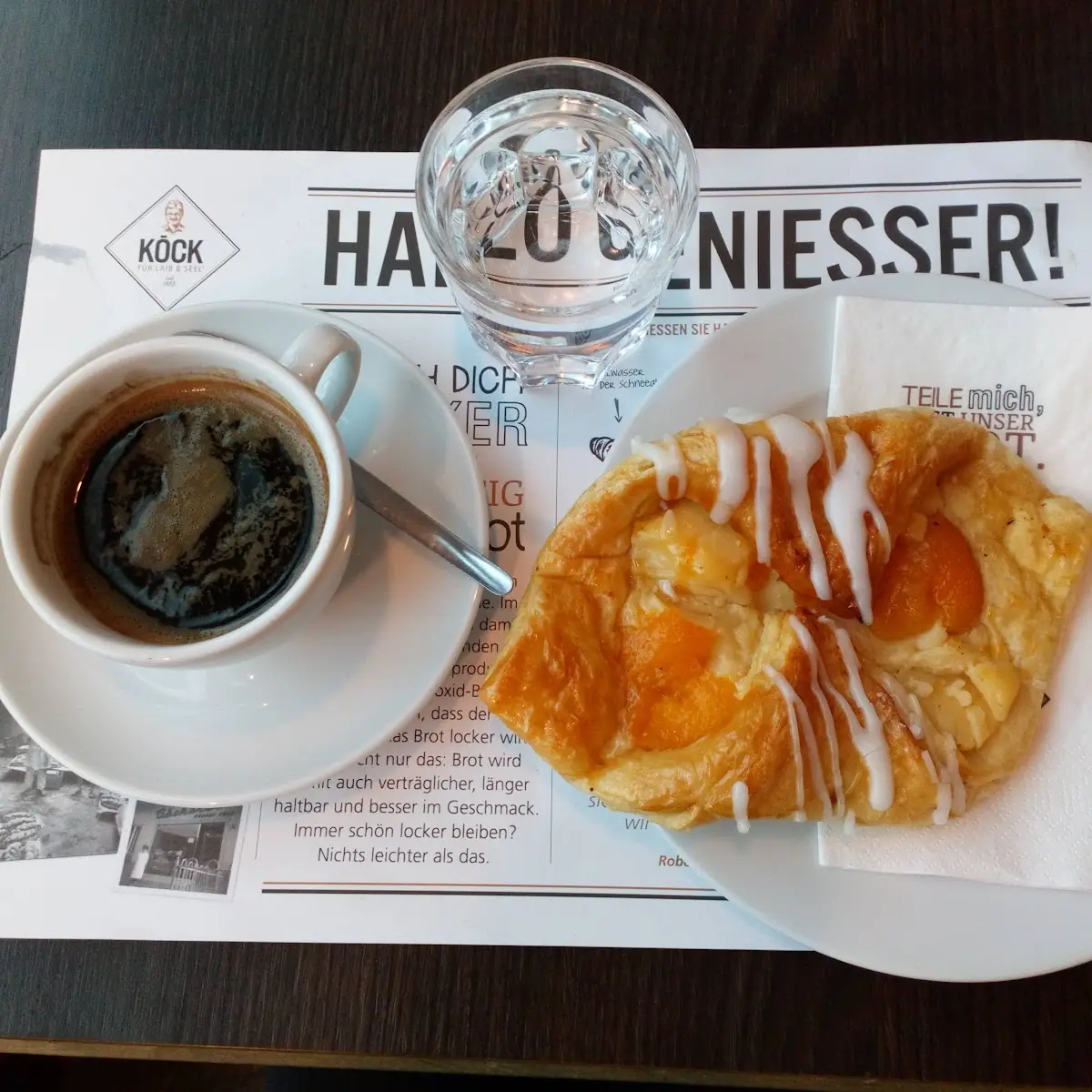 Doppelter Espresso