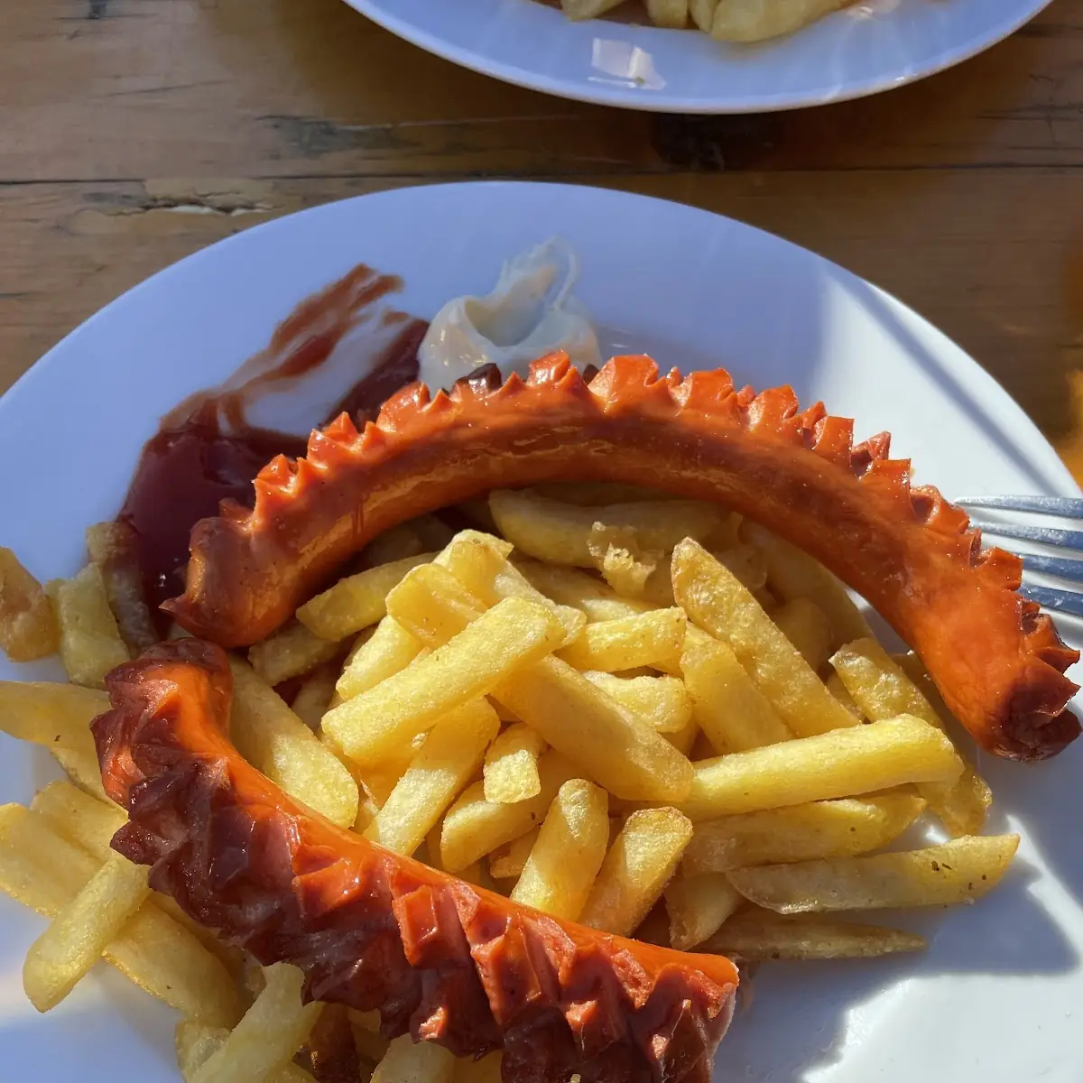 Sausage with Fries