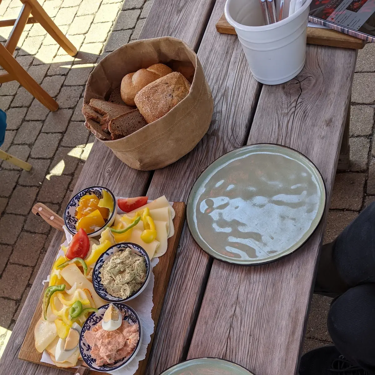 Vegetarische Jausenplatte Für Zwei