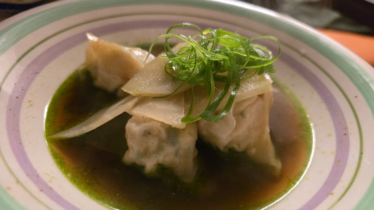 Forellen Wonton