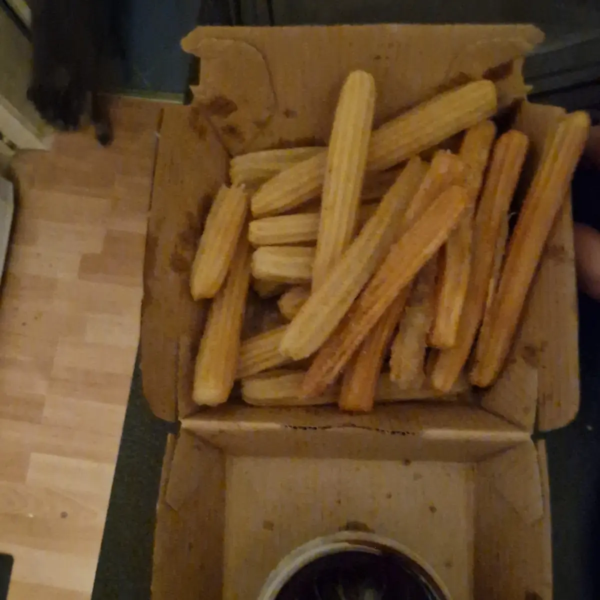 Churros Mit Schockosauce