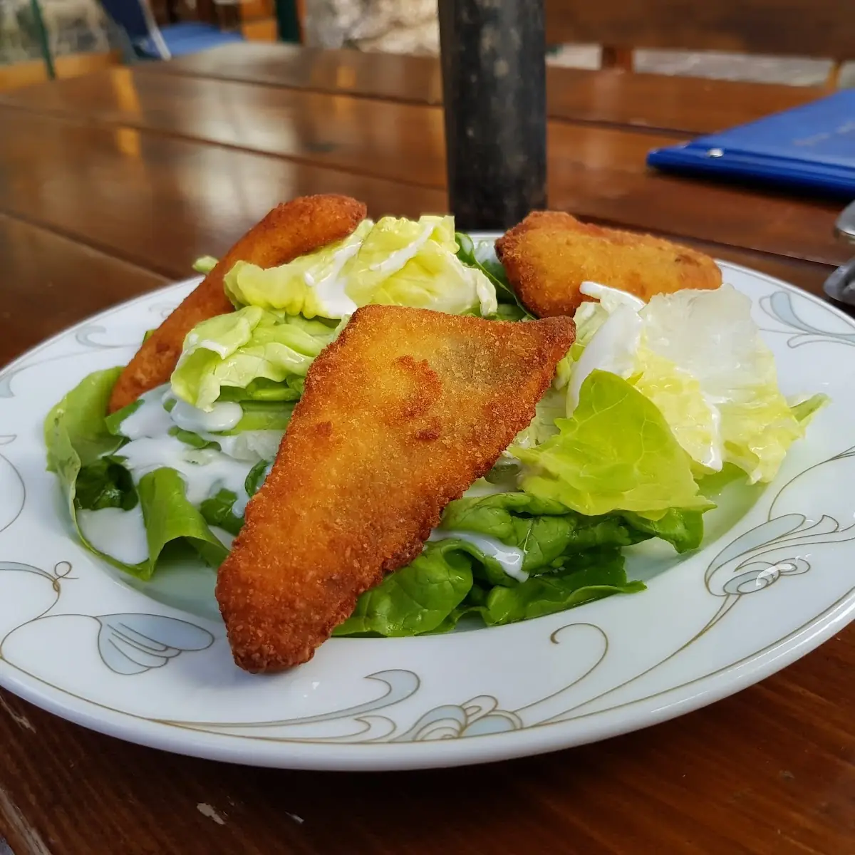 Paniertes Hähnchenbrustfilet