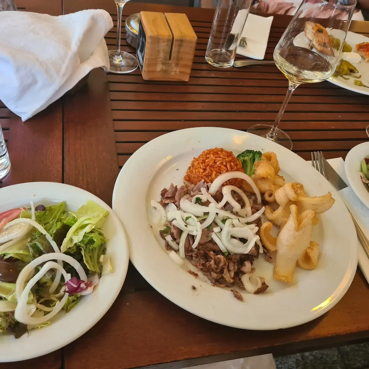 Gyros Mit Tomatenreis