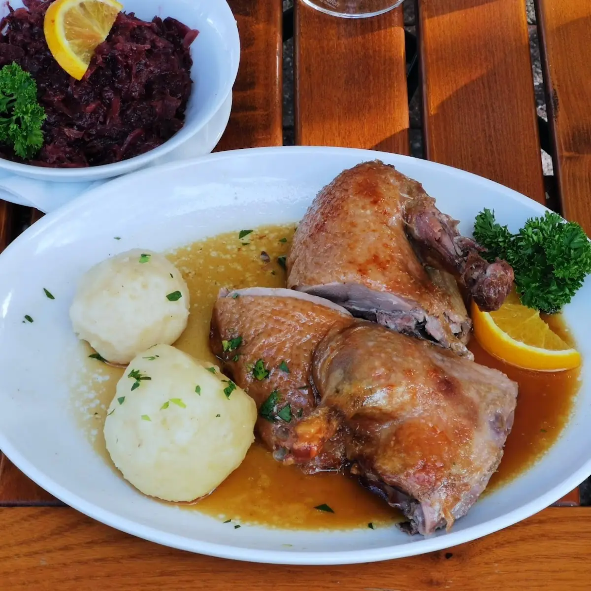 Entenbrust Mit Rotkraut