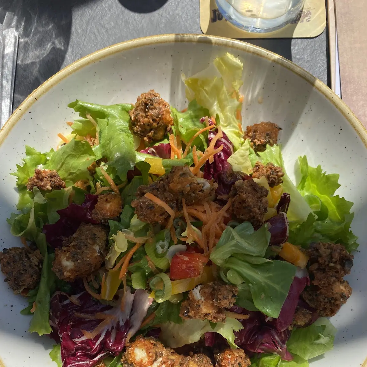Salat Mit Knusprigen Feta