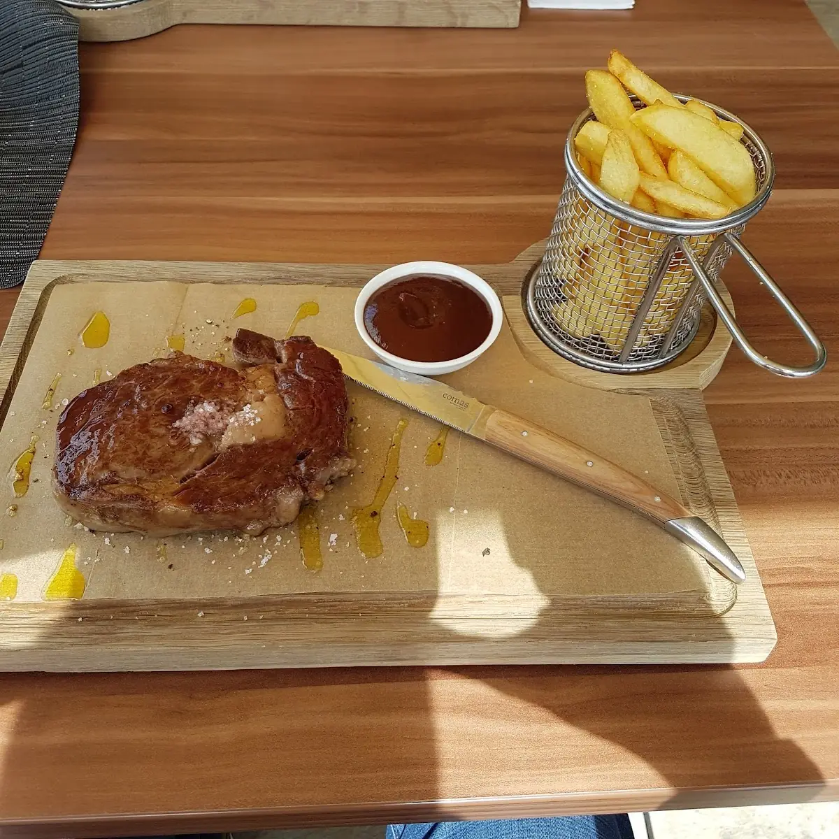 Ribe Eye Steak Vom Black Angus Rind