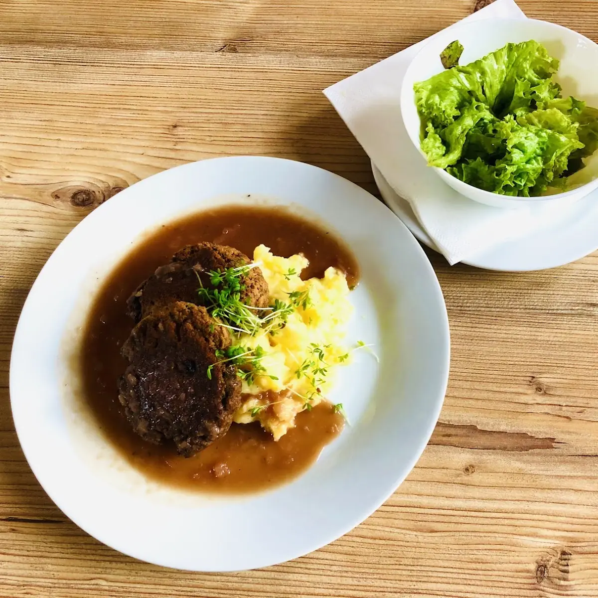 Faschierte Leibchen Mit Kartoffelpüree