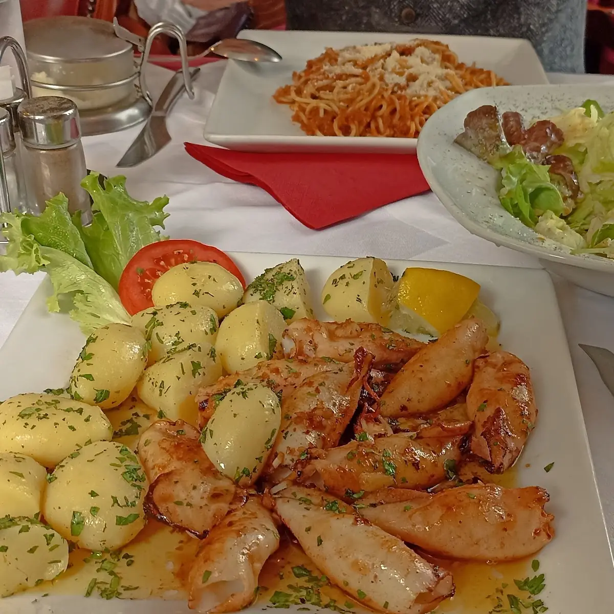 Gegrillte Calamari