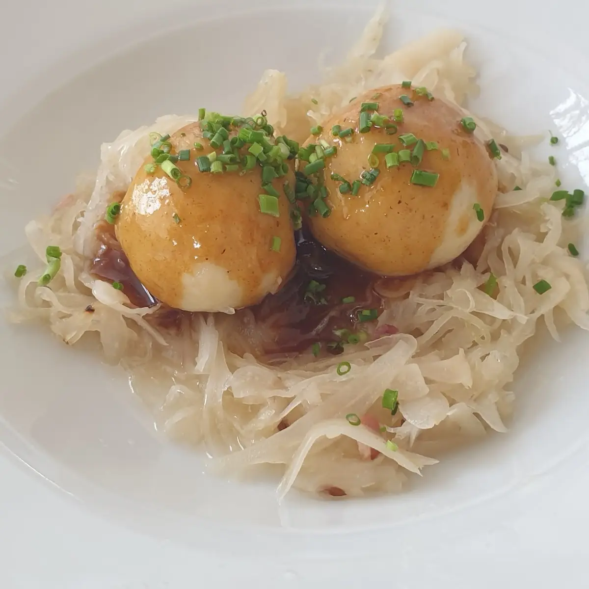 Vorspeise Grammelknödel