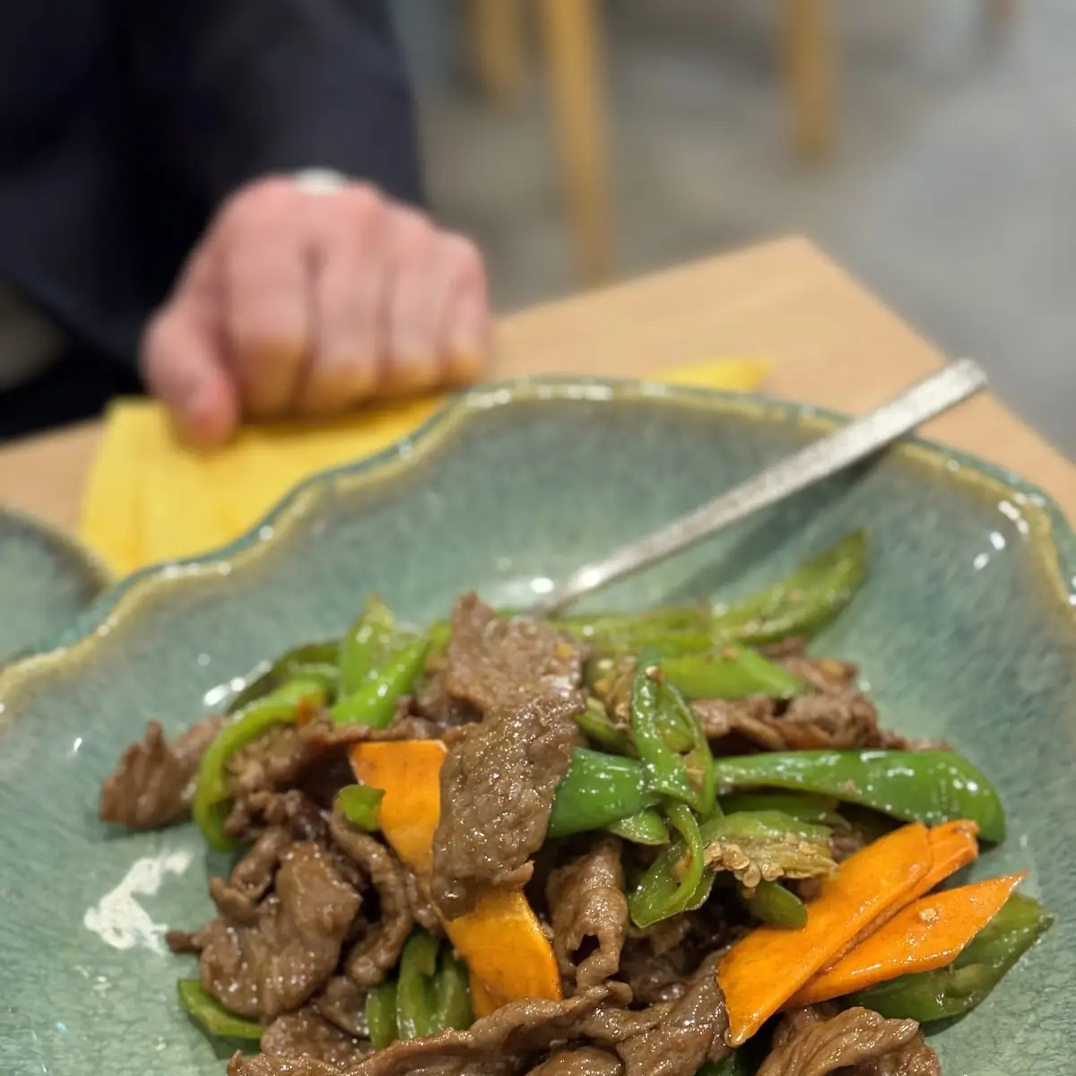 Stir Fried Beef and Pepperoni