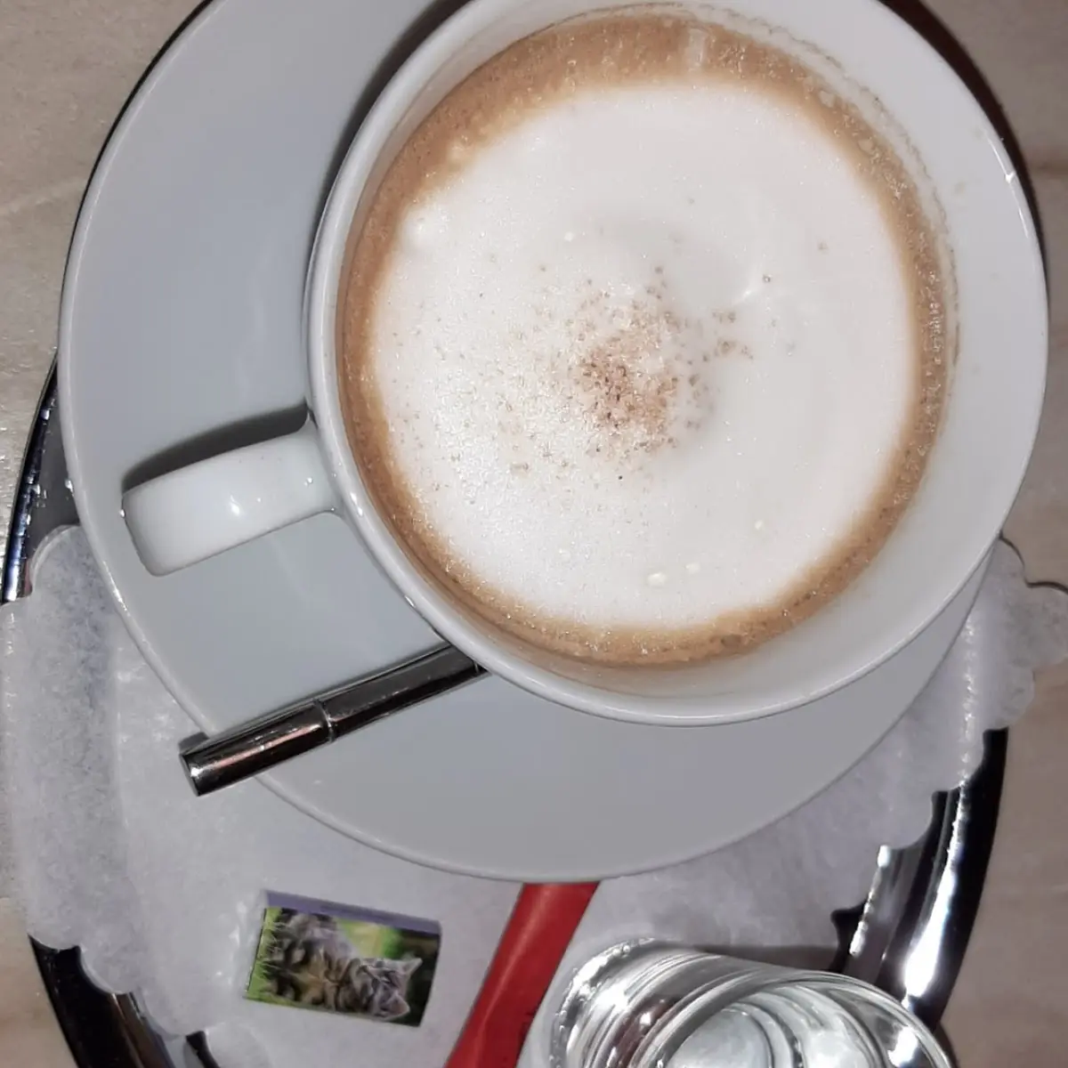 Ein Cappuccino