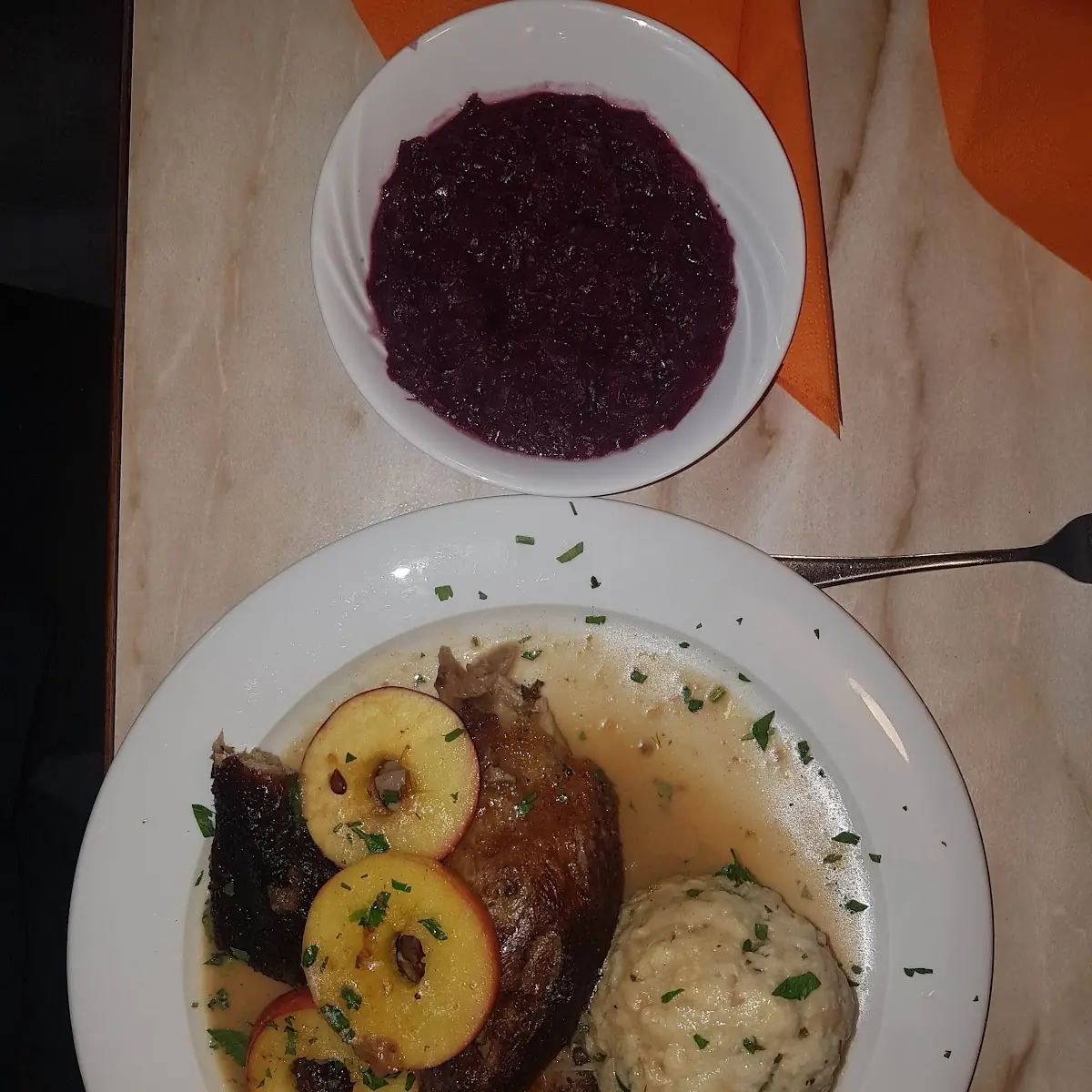 Gänsebraten