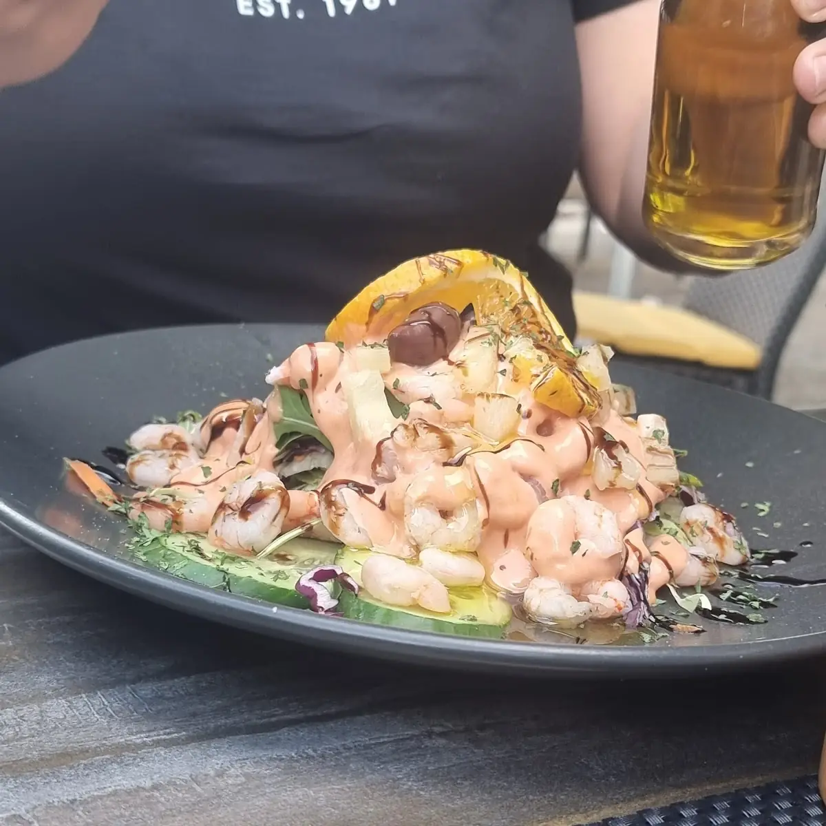 Salat Mit Garnellen
