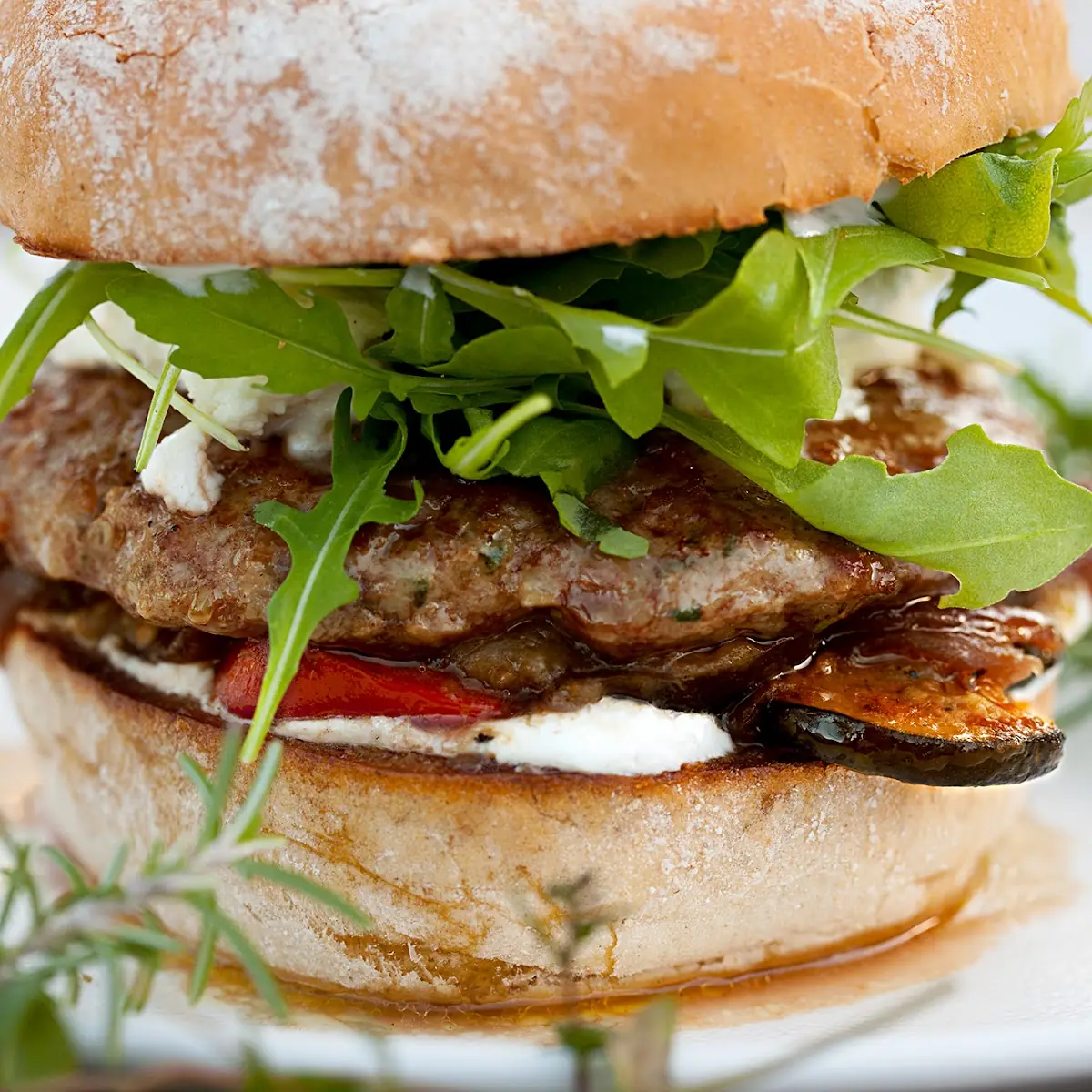 Summer Lamb Burger