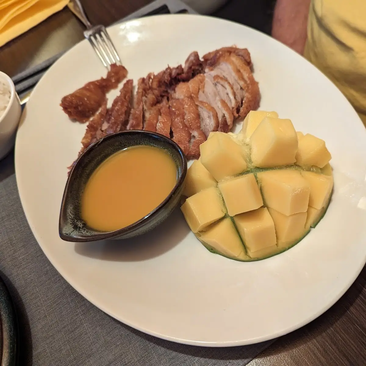 Knusprige Ente Mit Mango