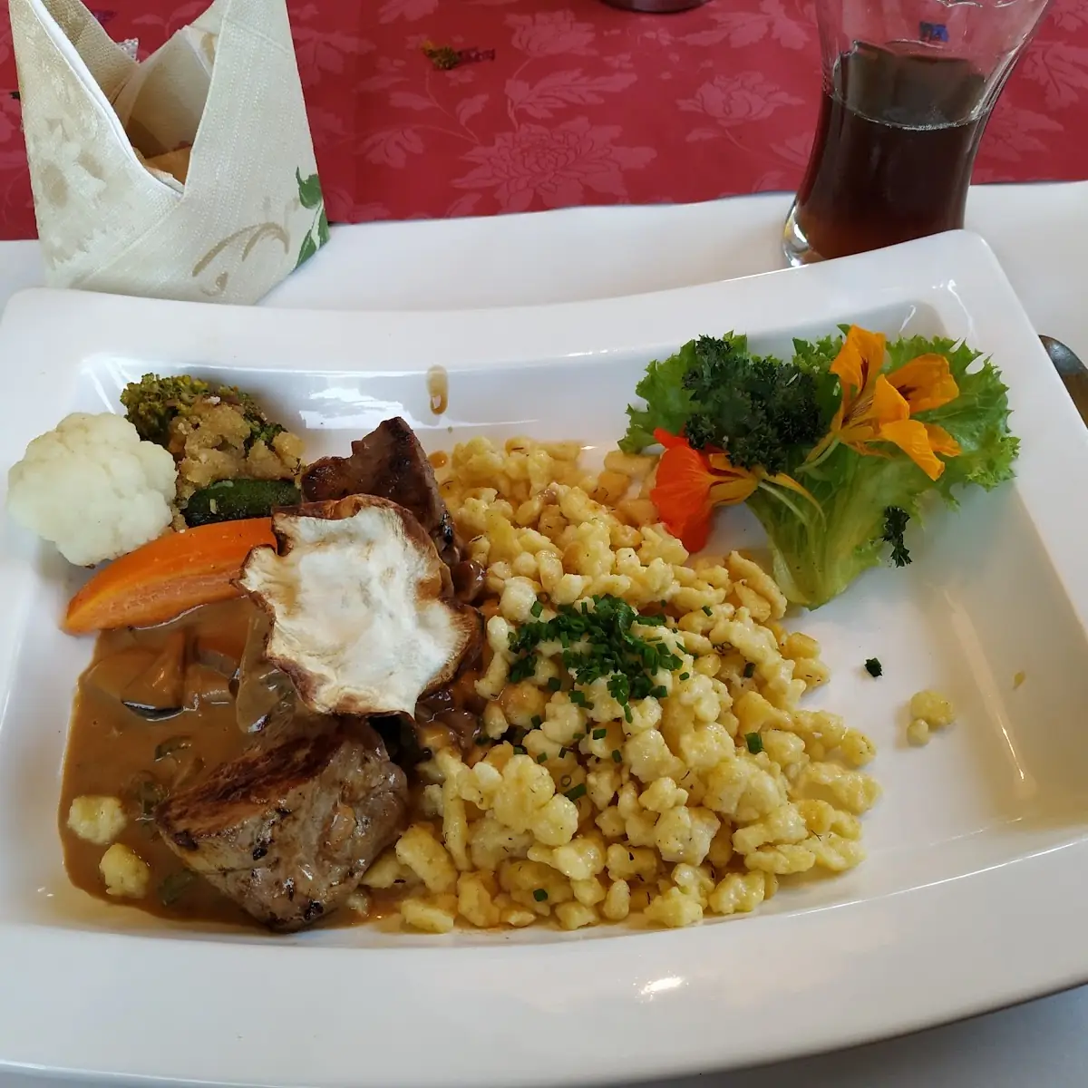 Schweinemedaillons In Pilzrahmsauce