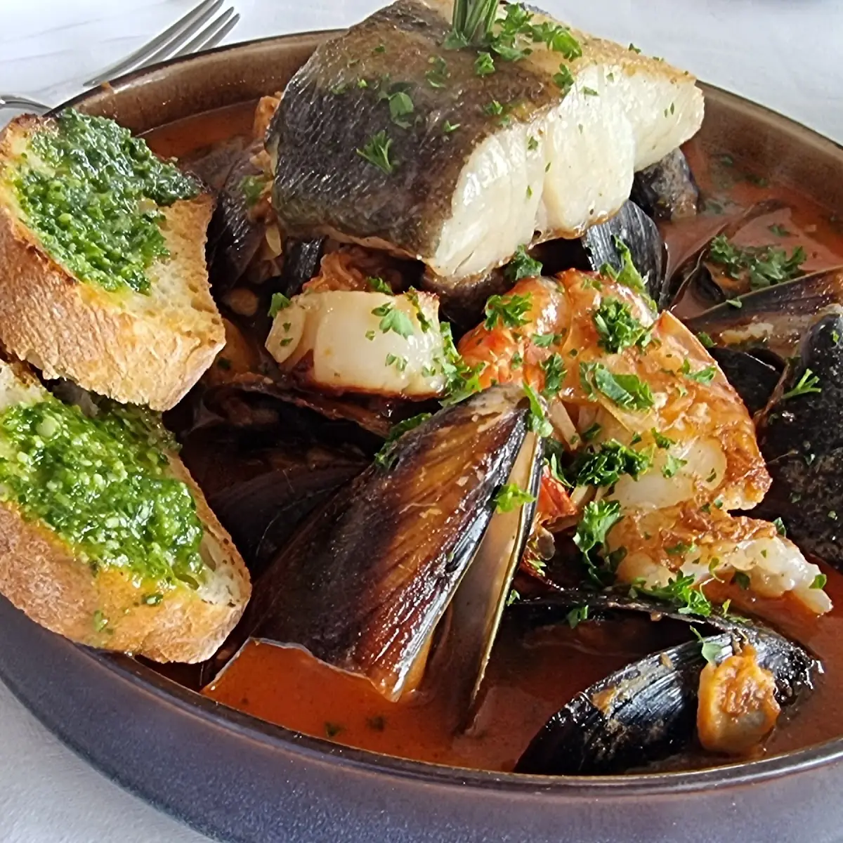 Französische Fischsuppe