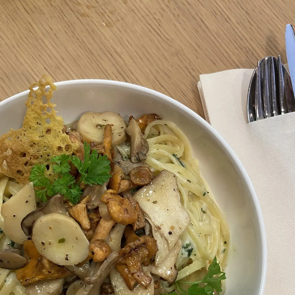 Pasta Mit Pilzen