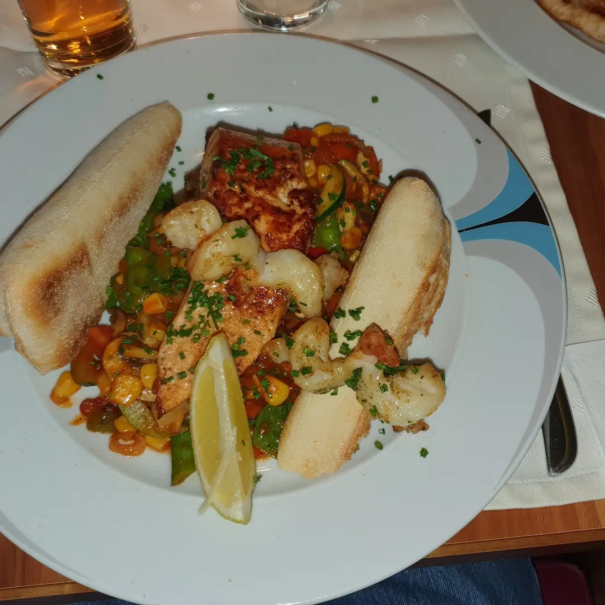 Wildlachs Mit Gemüse