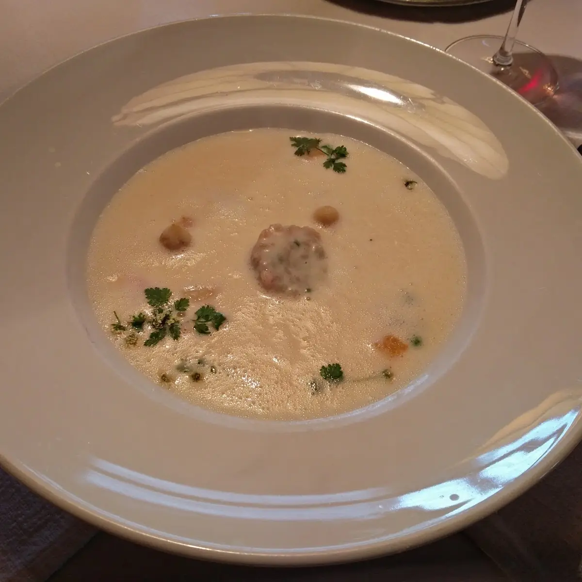 Spargelsuppe