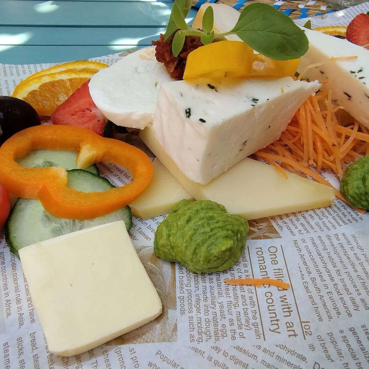 Vegetarisches Heu Und Gabel Frühstück Für 2