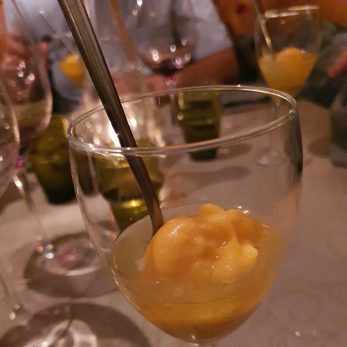 Passionsfrucht Sorbet Mit Prosecco
