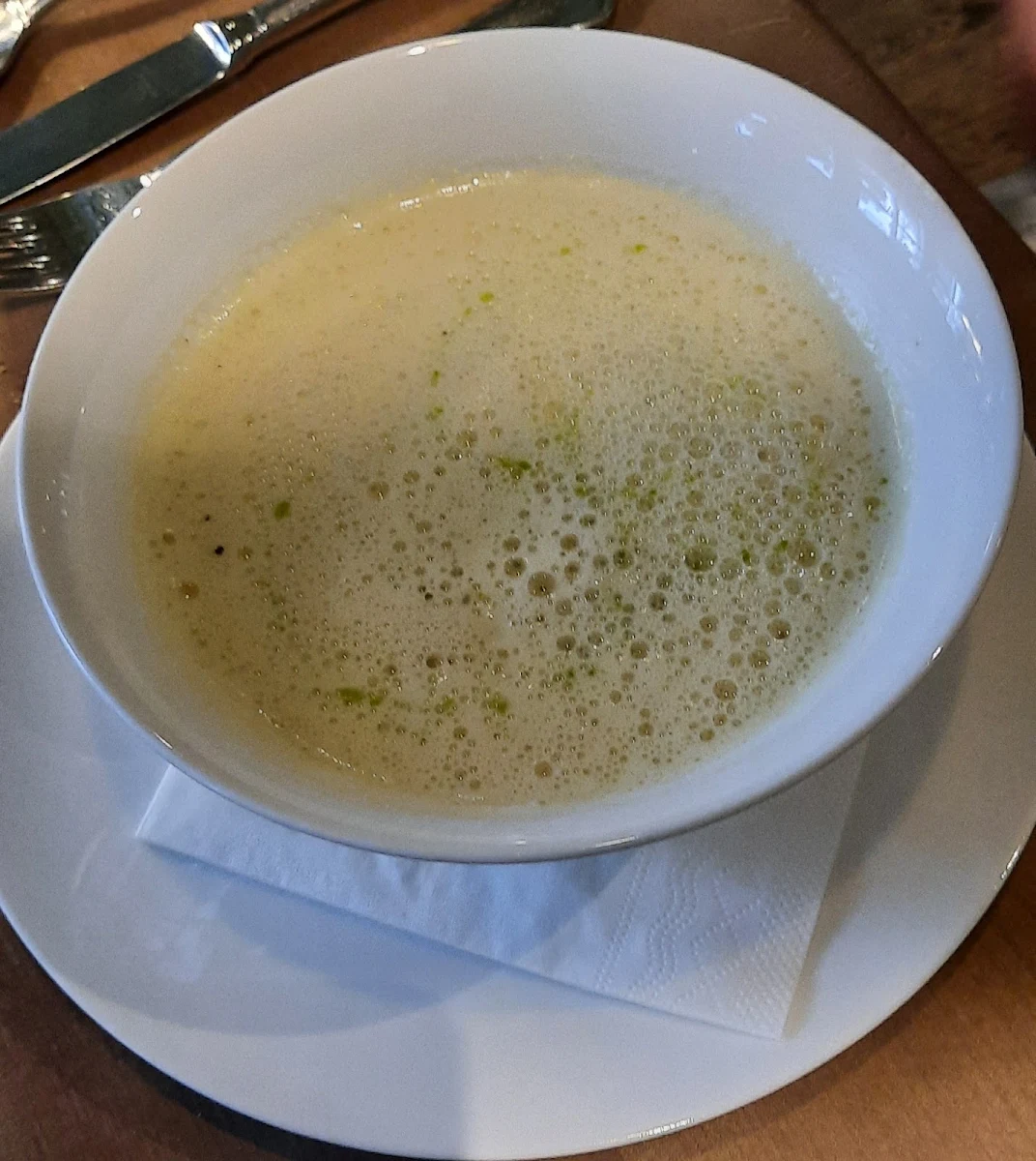 Spargelschaumsuppe