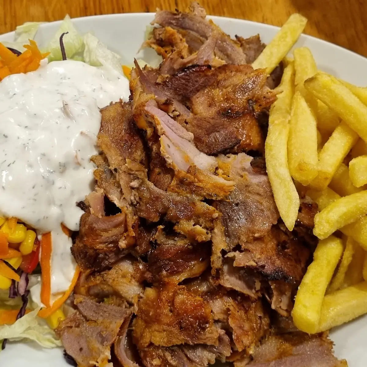 Kepap Teller Mit Salat