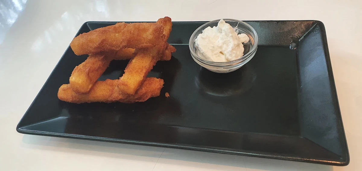Vegane Käsesticks