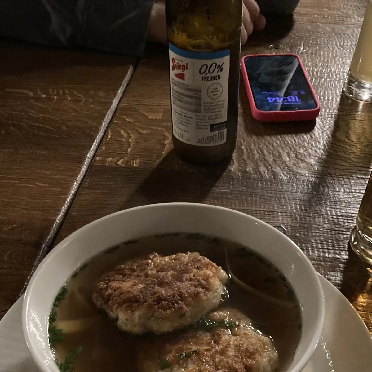 Kaspressknödelsuppe
