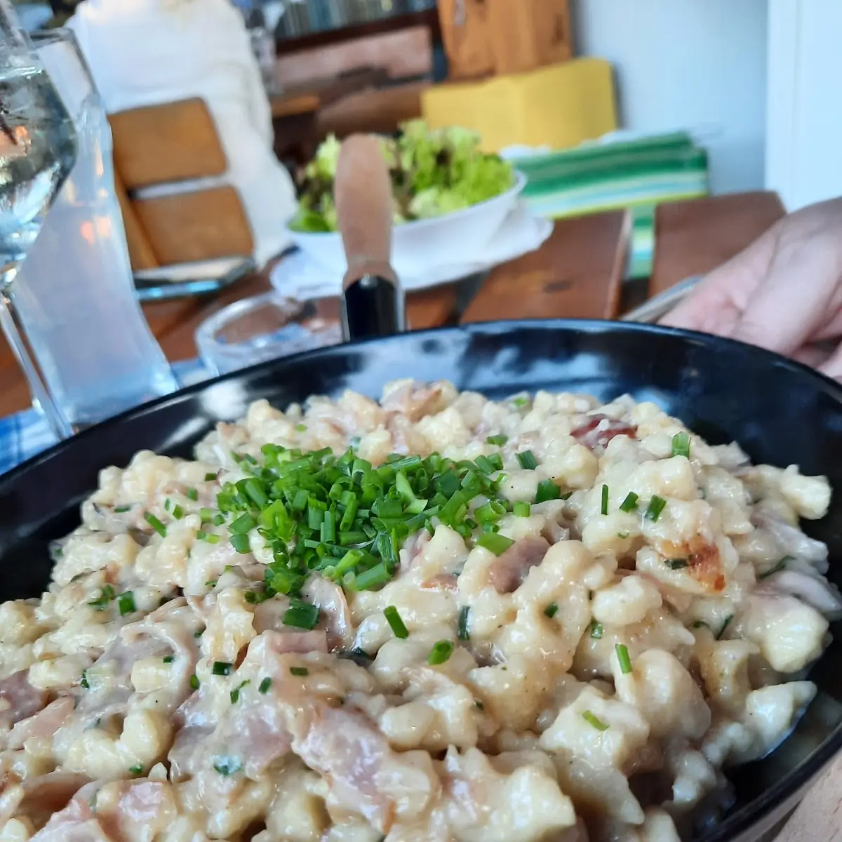 Schinken-rahm Nockerl