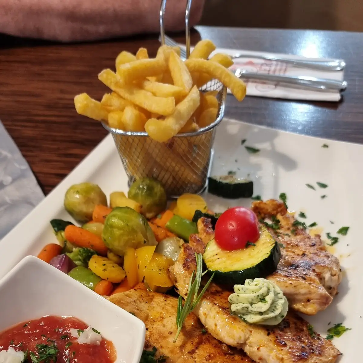 Hühnerfilet Gegrillt