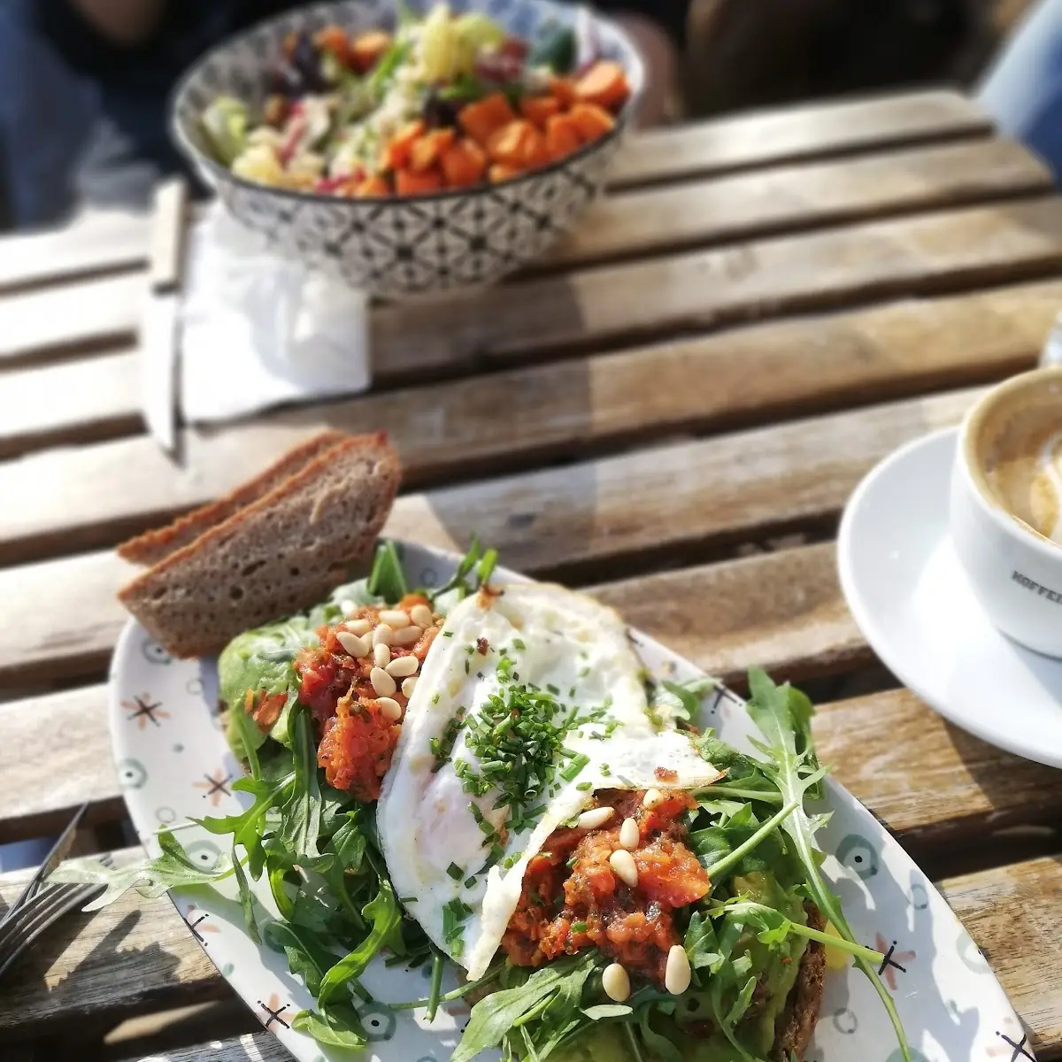 Avocadobrot Mit Spiegelei